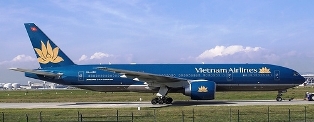 Postkarte Vietnam Airline